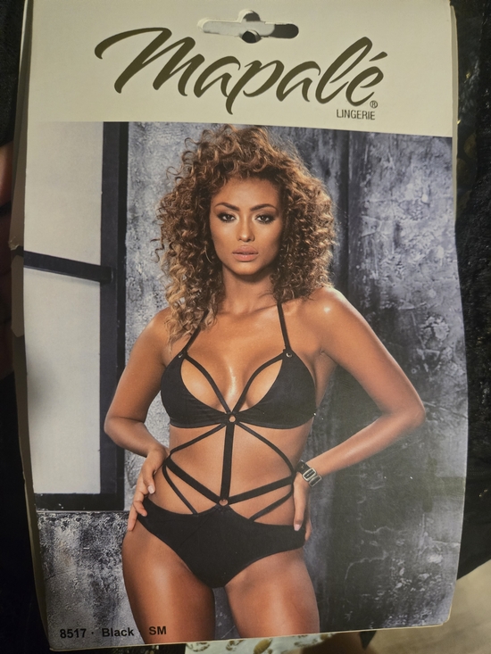 mapale Other - NWT Black Strappy Cutout Teddy - Sexy Women's Intimates